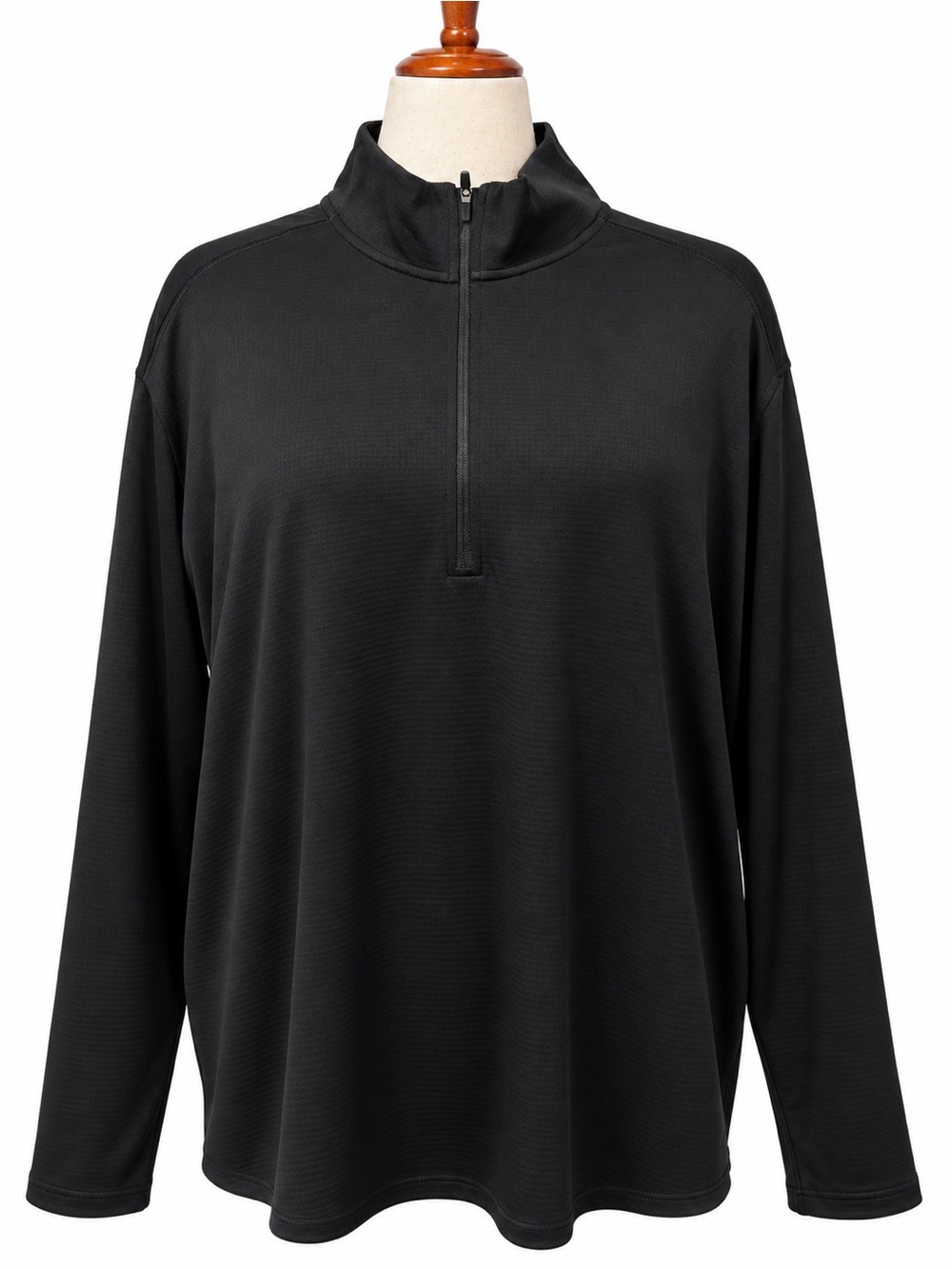 Nike Dri-Fit Men’s XXL Black 1/4 Zip Lightweight Long Sleeve Pullover NEW
